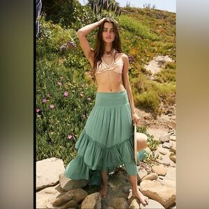 Free People Asymmetrical Convertible Skirt - M - Bayou